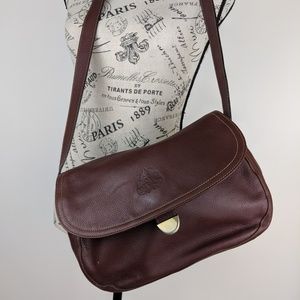 Didier Lamarthe Crossbody Bag RedBrown Leather
